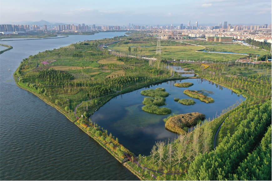 昆明市草海片區(qū)濕地及環(huán)湖路（陽光北路至西壩路段）工程順利通過“春城杯”市優(yōu)質(zhì)工程現(xiàn)場(chǎng)復(fù)查